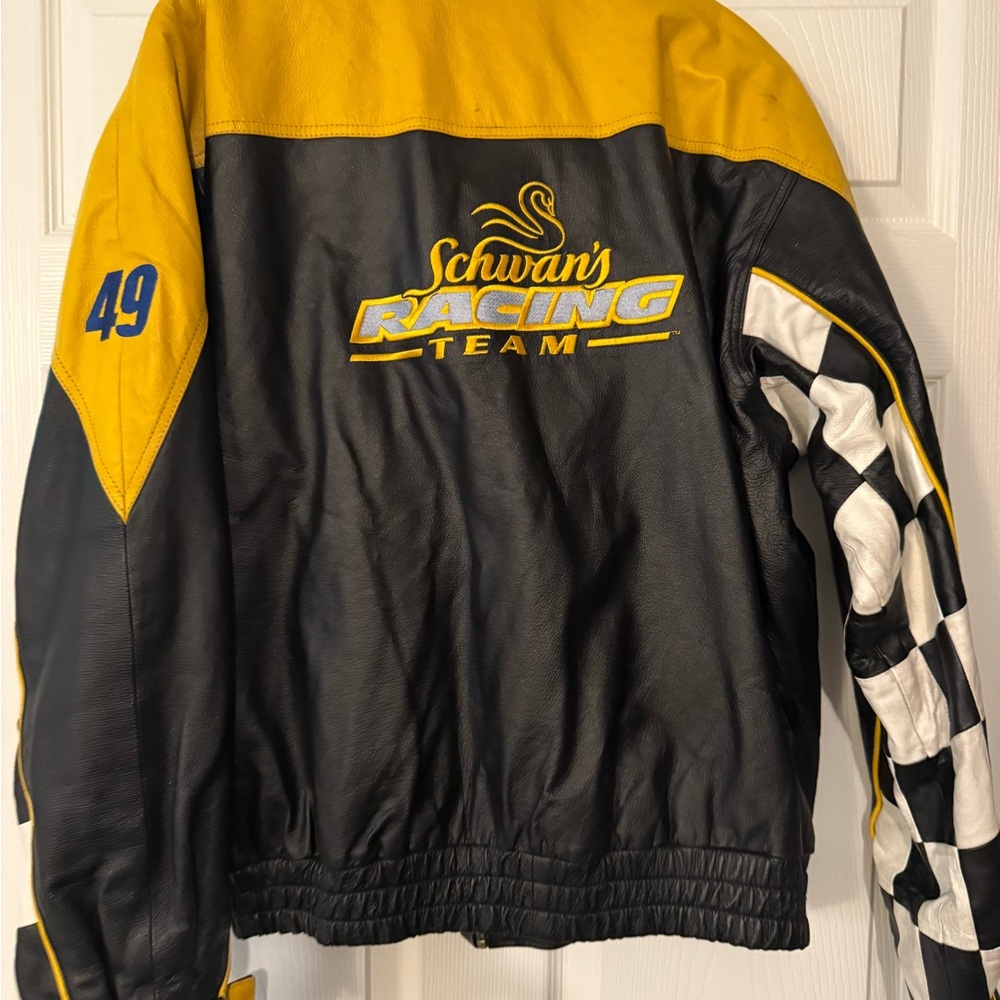 Schwan's Racing Team Leather Jacket